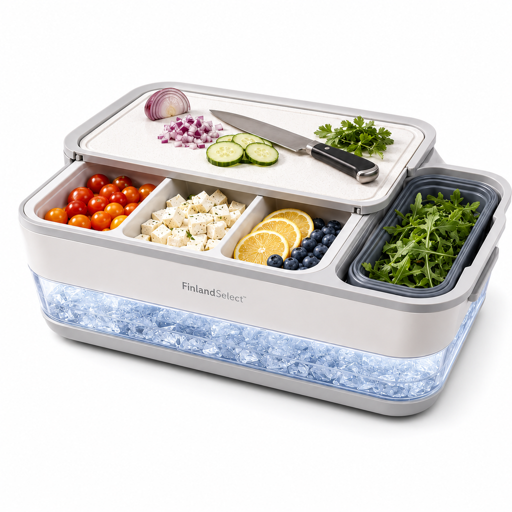 FinlandSelect™ 4-in-1 Chilled Prep & Serving Station
