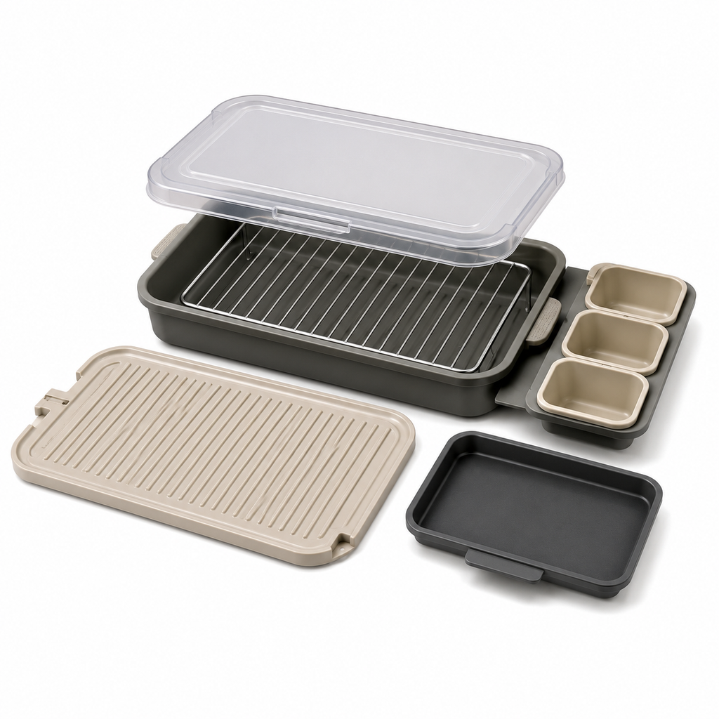 FinlandSelect™ 6-in-1 Thawing, Marinating & Grill Prep Station