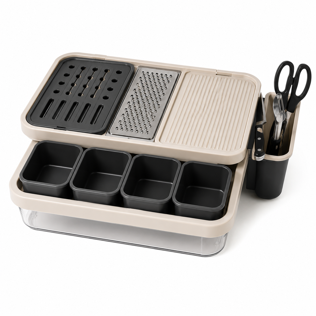 FinlandSelect™ 6-in-1 Herb, Citrus & Garnish Prep Station