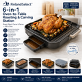 FinlandSelect™ 6-in-1 Oven-to-Table Roasting & Carving Station