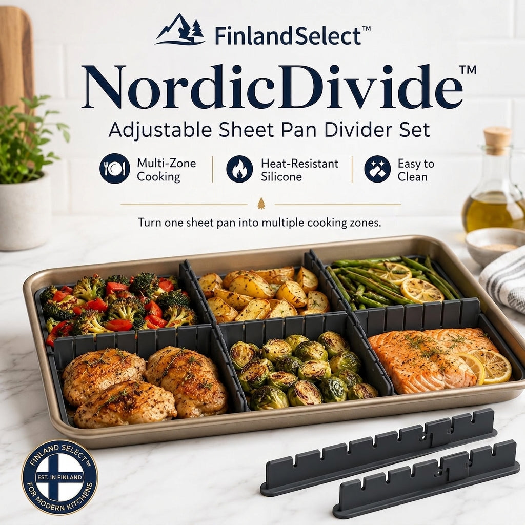 finlandselect™ NordicDivide™ Adjustable Sheet Pan Divider Set