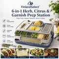 FinlandSelect™ 6-in-1 Herb, Citrus & Garnish Prep Station