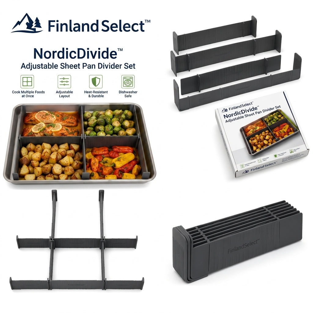 finlandselect™ NordicDivide™ Adjustable Sheet Pan Divider Set